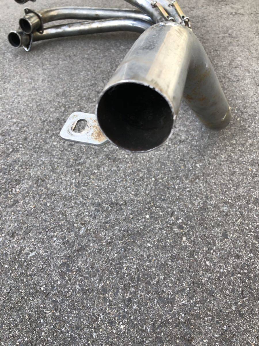 CBX400F スネーク管 4-2-1 マフラー 低回転 CBX400F マフラー パステル