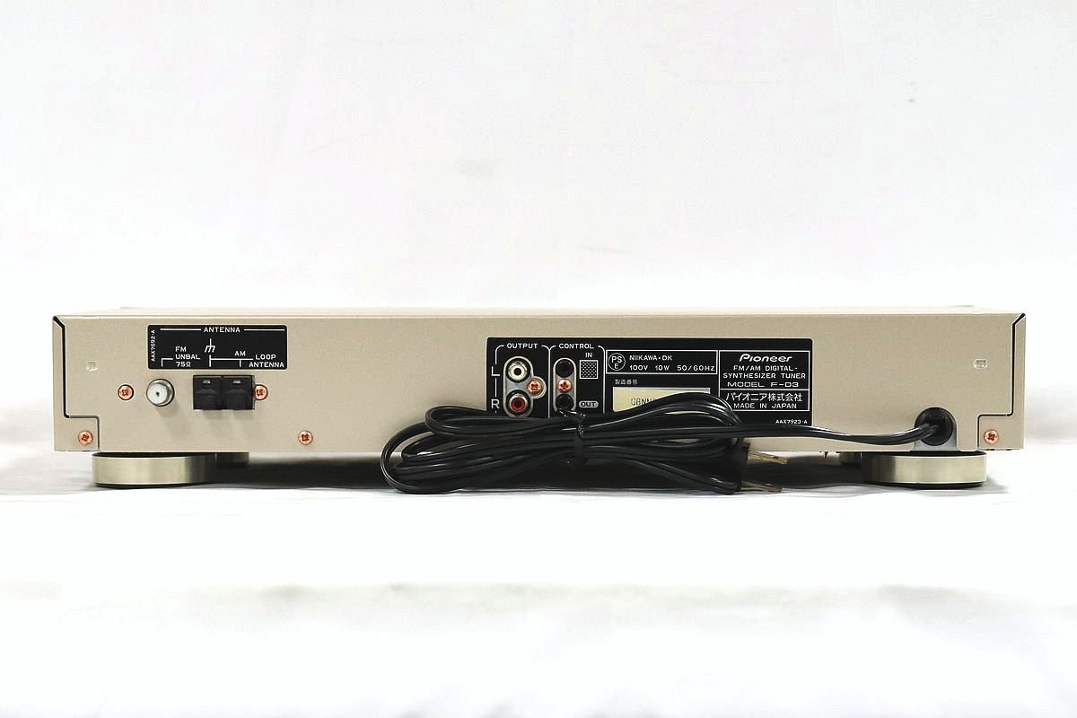 FM/AMステレオチューナー Pioneer F-D3 パイオニア ▽▽美品