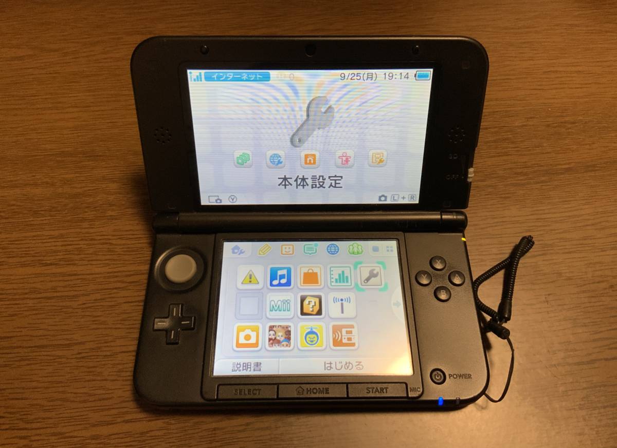ニンテンドー 任天堂 3DSLL ブラック 【ジャンク品】