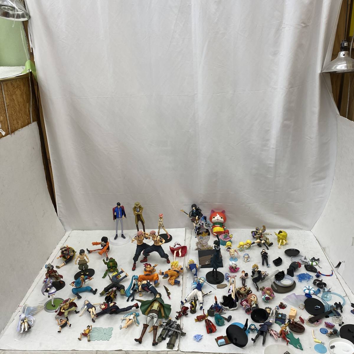 【１円～】箱無しフィギュア まとめ　ルパン三世 呪術廻戦 ワンピース ドラゴンボール ヒロアカ 妖怪ウォッチ けいおん 進撃の巨人 他