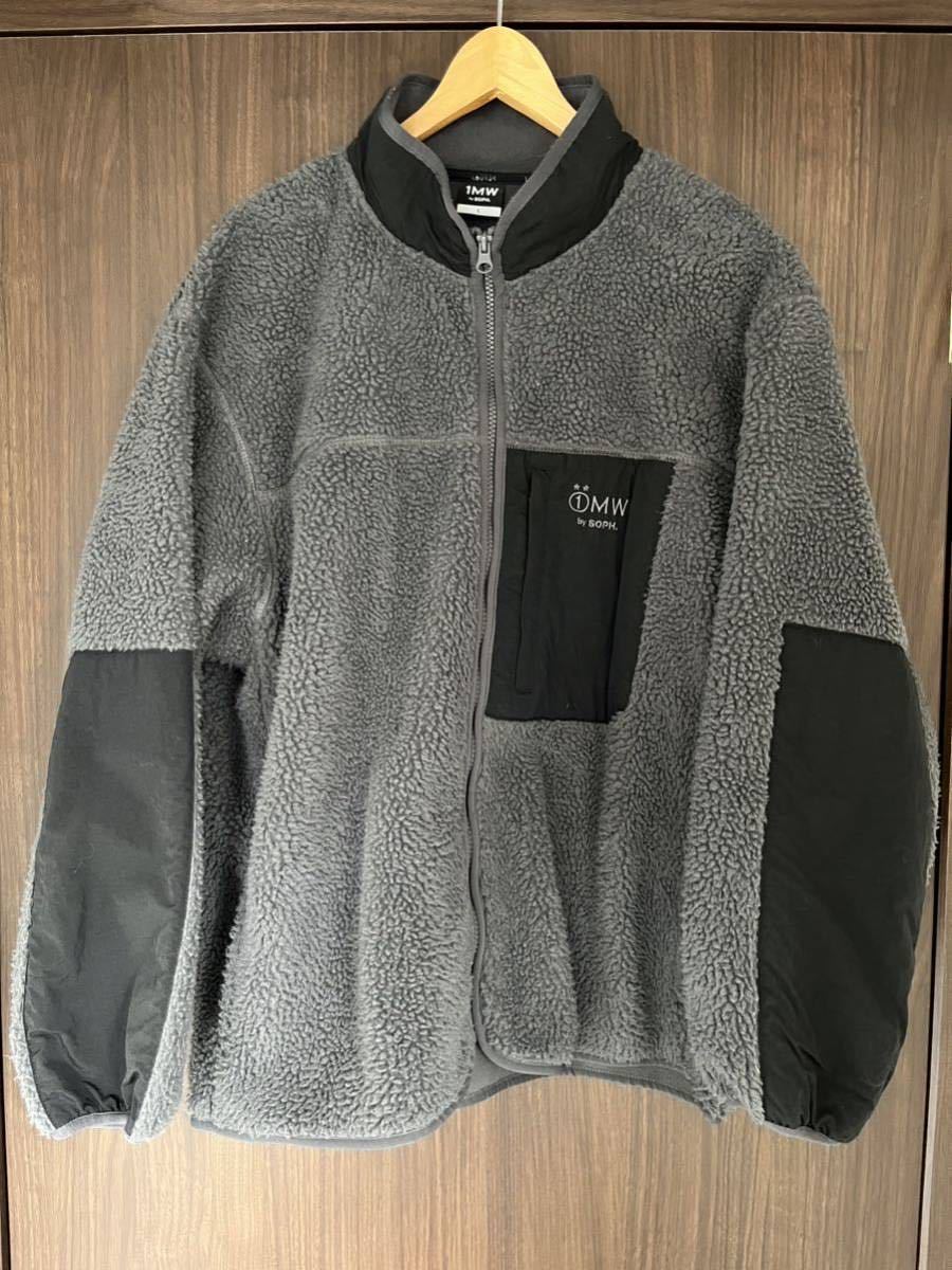 GU×SOPHフリース ジャケット グレー サイズL USED