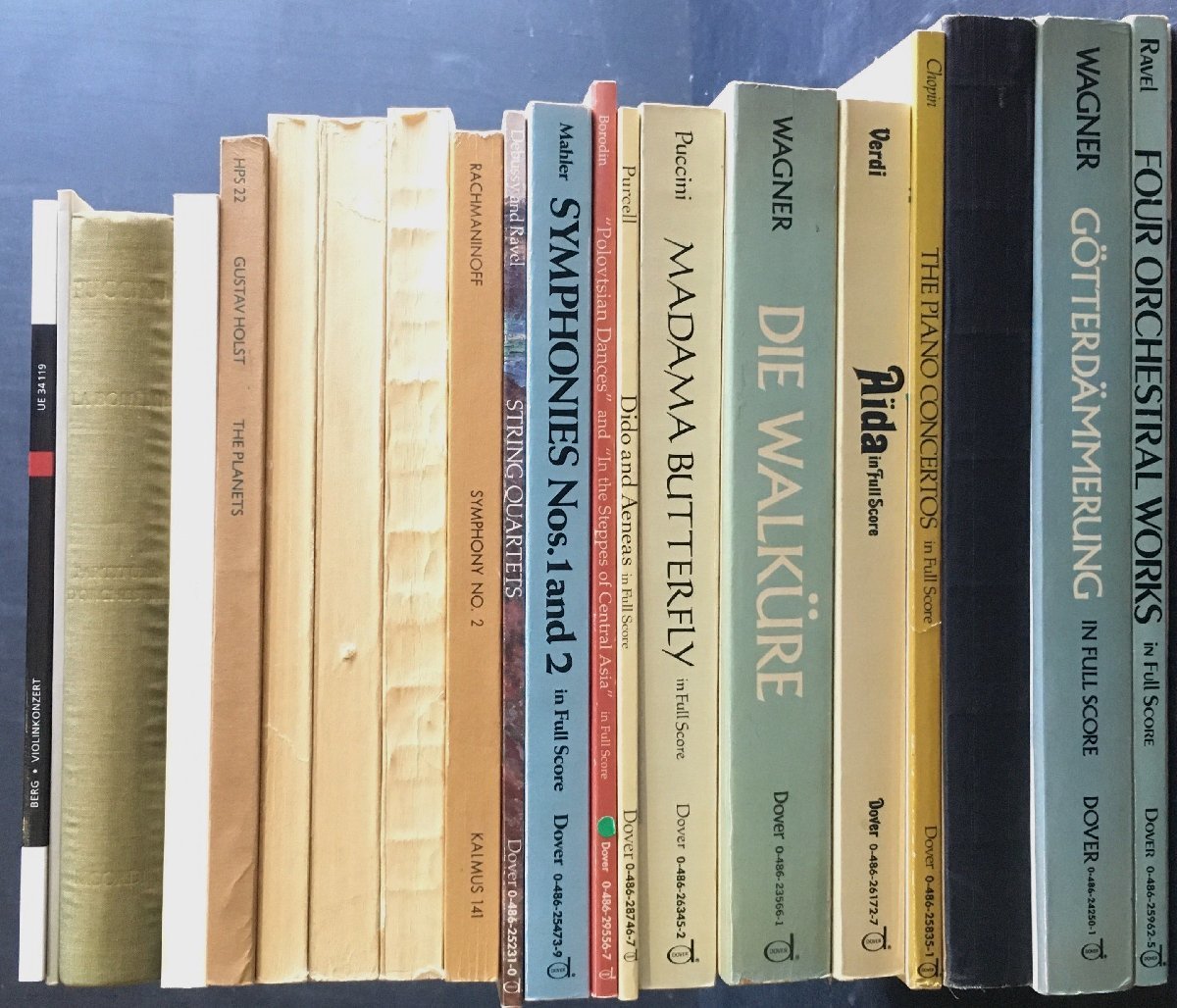 『クラシック オペラ 大判楽譜 スコア 洋書 22冊一括 ワーグナー ホルスト マーラー プッチーニ 他』