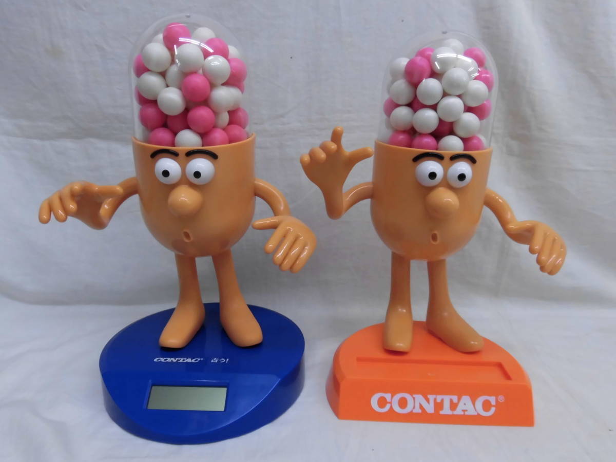 未使用 コンタック 非売品フィギュア 4個セット 輸送箱付き Mr.CONTAC 