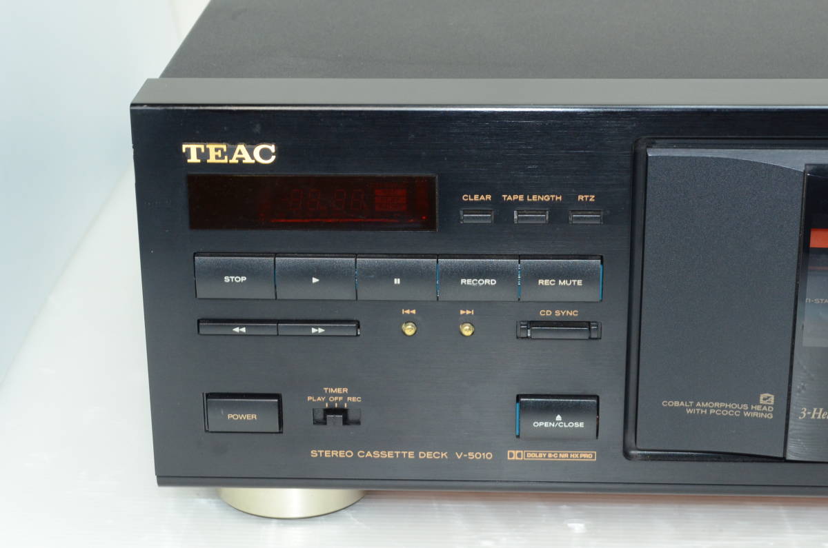 TEAC ティアック V-5010 カセットデッキ キャプスタン バック