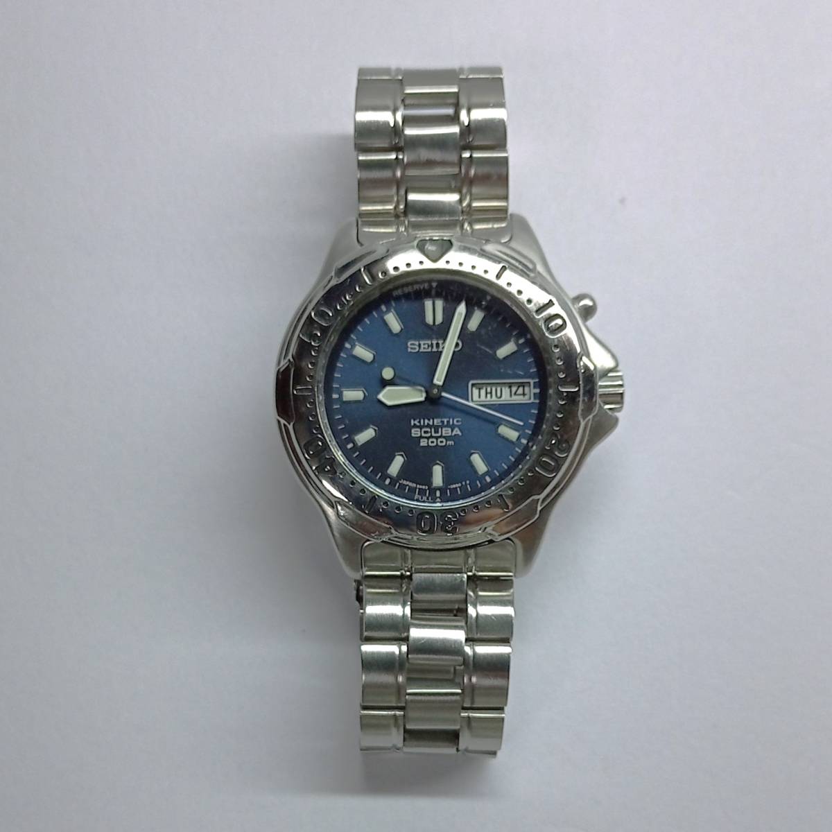 SEIKO スキューバ キネティック 5N63-0B30 ダイバー air diver