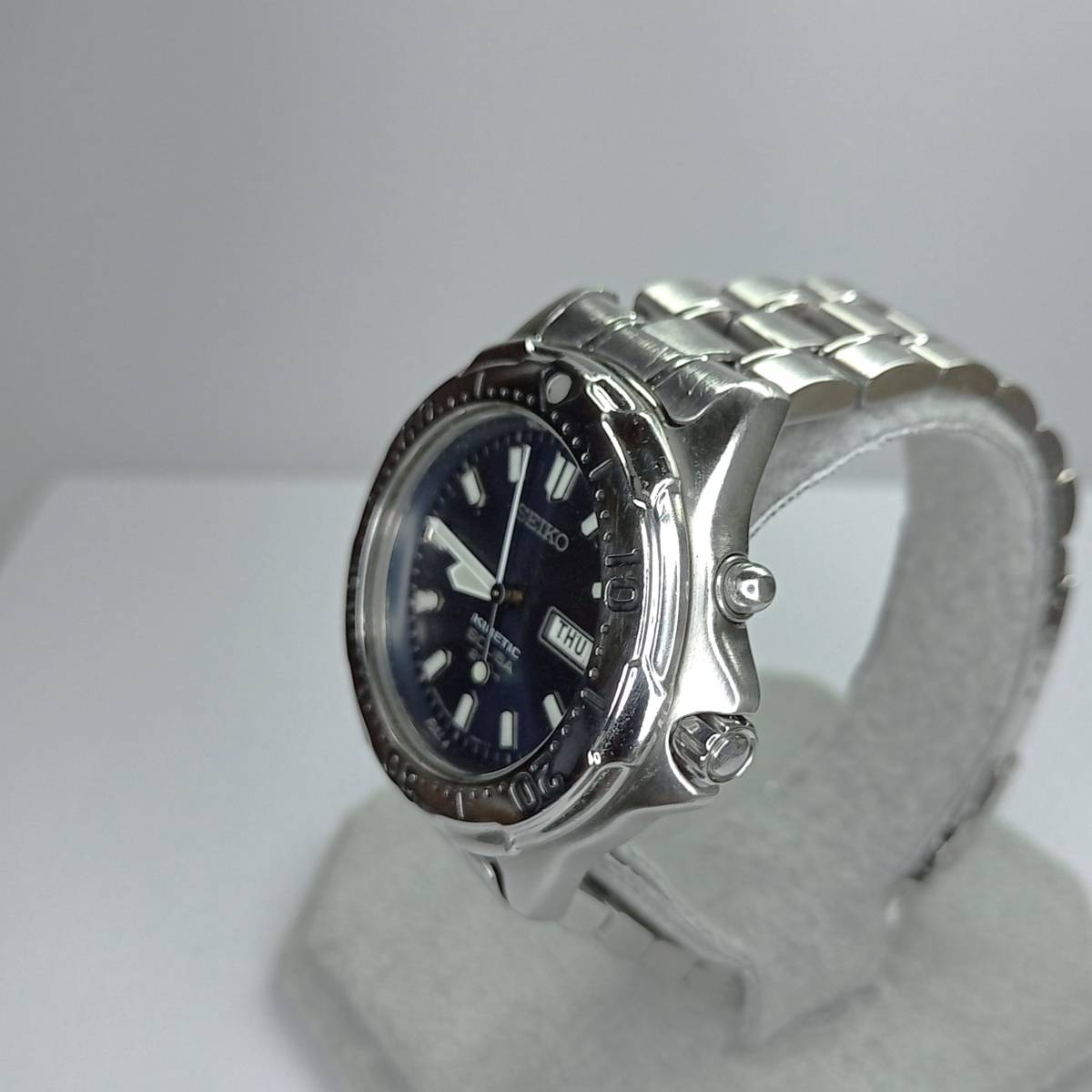 SEIKO 専用 二次電池新品 SEIKO KINETIC DIVER 5M62-0BL0 スキューバ 