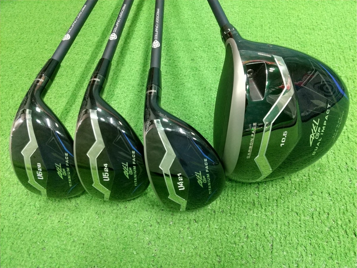 【05】【1W】【UT】【即決価格】ツルヤ AXEL GF(2023)/10.5度.U4(21度).U5(24度).U6(28度)/VANQUISH for AXEL/フレックス R/メンズ 右