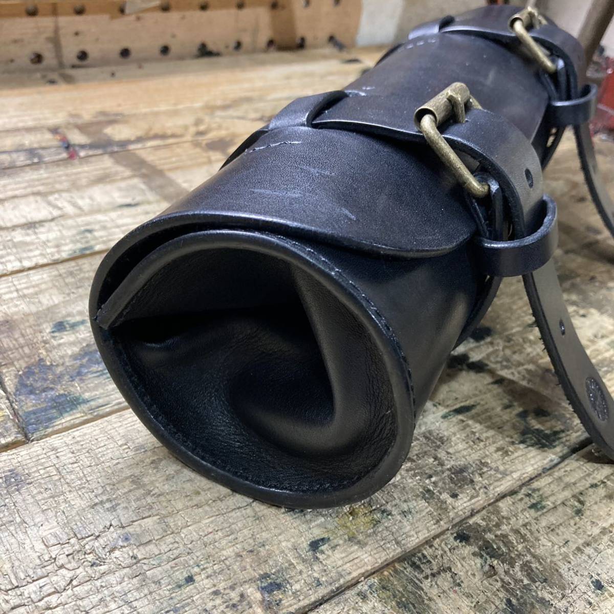 本革ツールバッグWIDE BK》｜Yahoo forストリートバイカーズ《TYPE1 