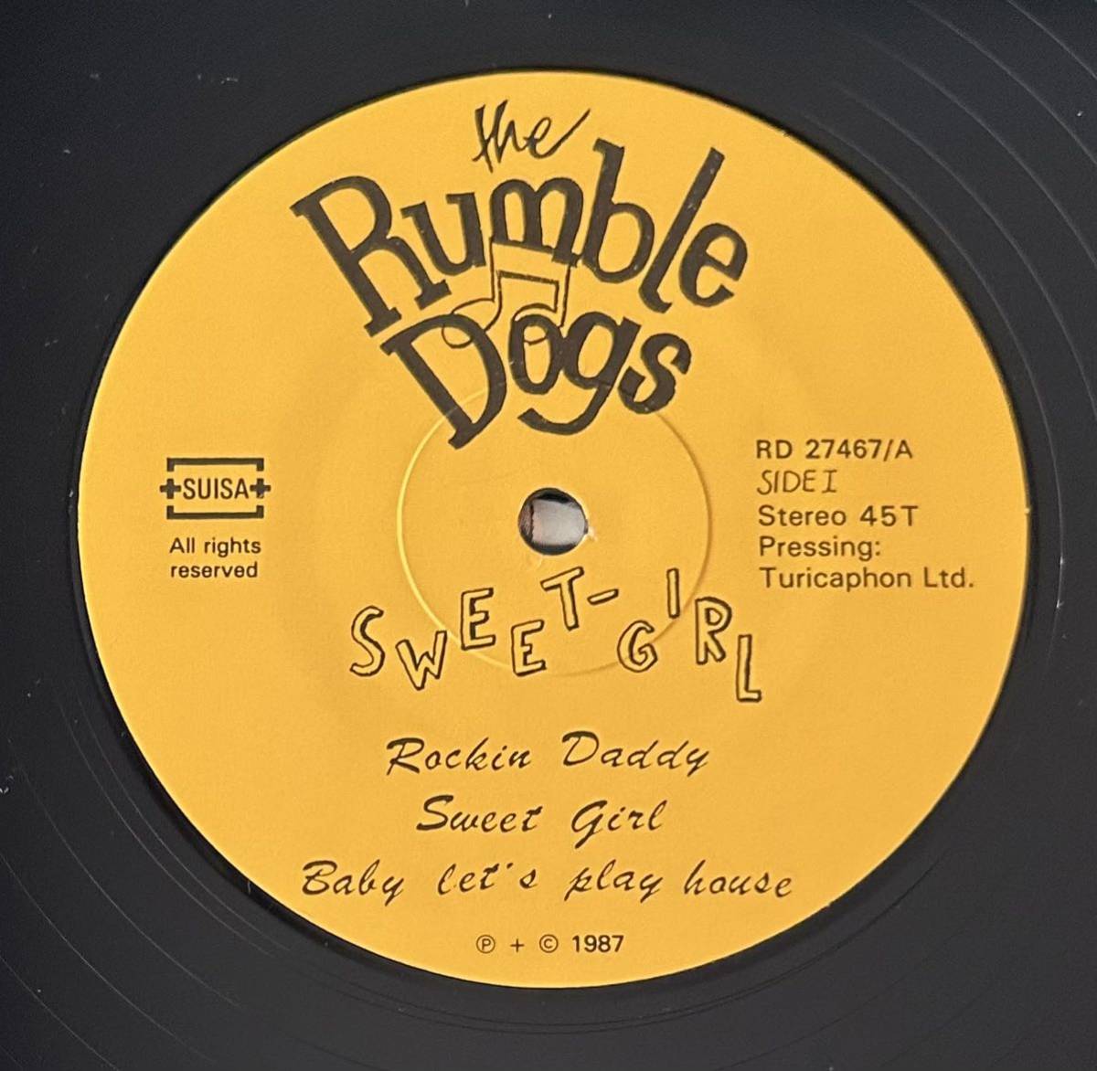 Rumble Dogs 12ep Sweet Girl .. 1987 Swiss Neo Rockabilly