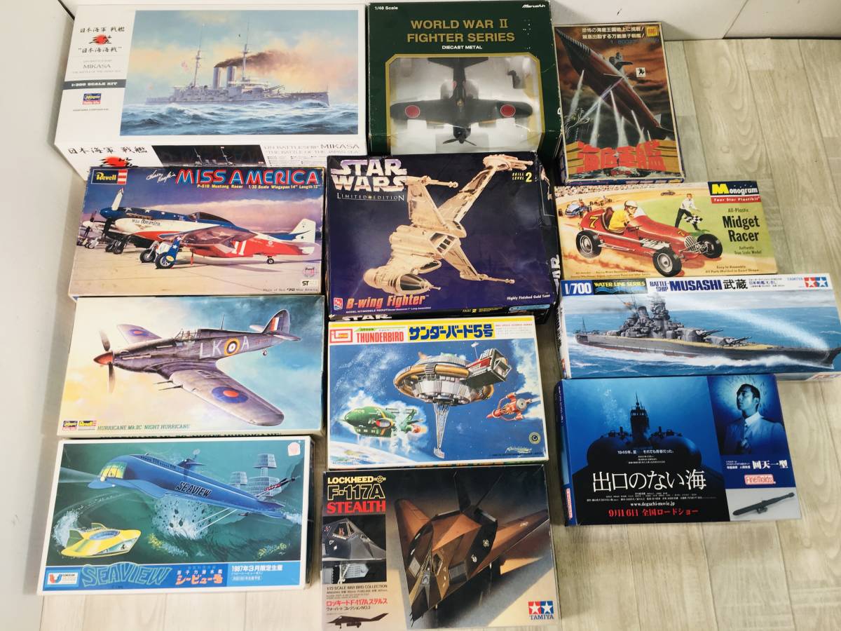 73★★ジャンク プラモデル/模型 まとめ売り 戦闘機/戦艦/車 他 同梱不可