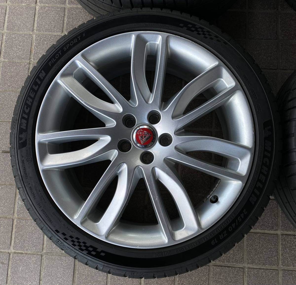 JAGUAR ジャガー XF 純正 タイヤホイールセット 19インチ PCD 5H-108