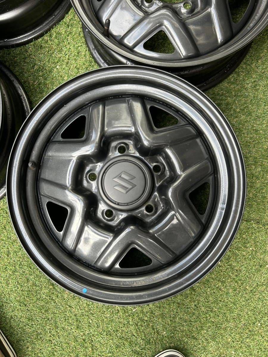 ジムニーJB64純正ホイール 4本セット センターキャップ有の入札履歴 