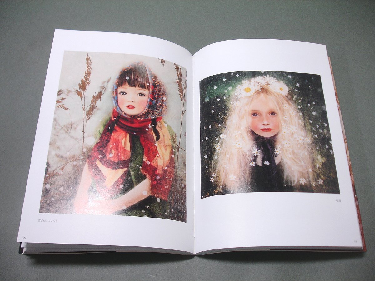 慶應◇本物保証 超絶技巧の美少女画【横田美晴】真筆 『花衣』SMキャンバス