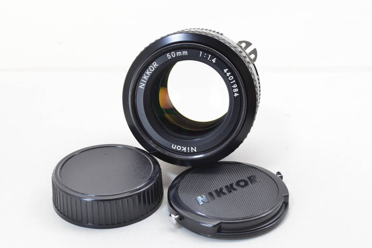 【ecoま】ニコン NIKON Ai NIKKOR 50mm F1.4 no.4401984 マニュアルレンズ