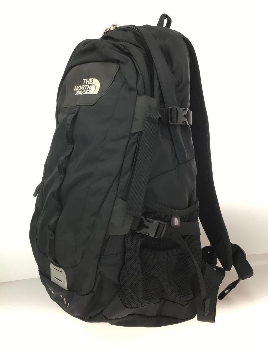 THE NORTH FACE◇HOT SHOT/リュック/ナイロン/BLK/NM71606 NORTH THE