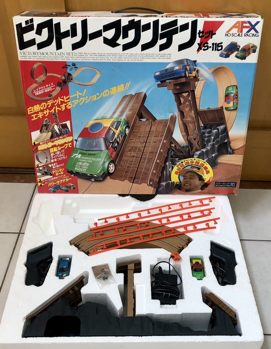 TOMY ビクトリーマウンテンセット XS-115 AFX HO 旧 TOMY トミー ビクトリーマウンテン セット XS-115 AFX HO-SCALE