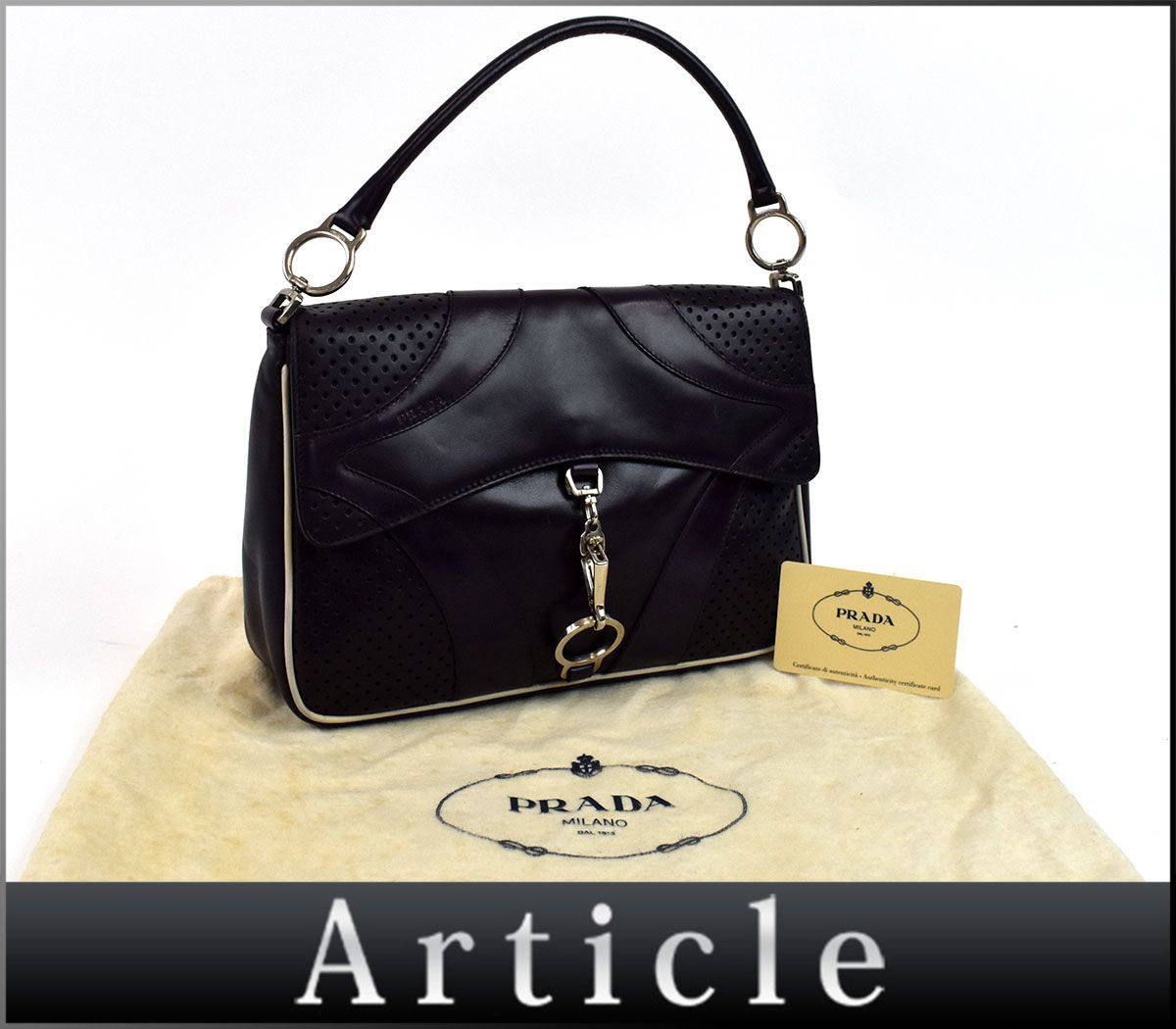 159124◇ PRADA プラダ ショルダーバッグ 肩掛け バッグ 鞄 B10909