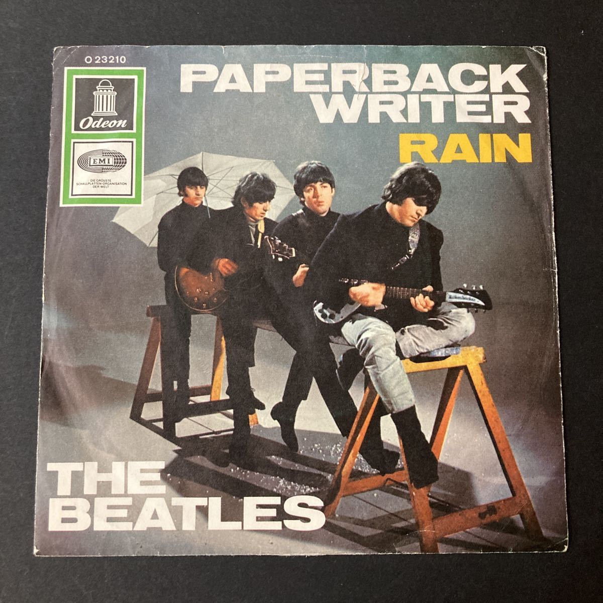 ドイツORG. 裏面レアカバー “Paperback Writer / Rain” THE BEATLES