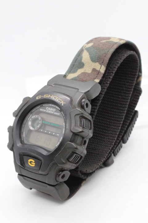 CASIO】G-SHOCK DW-004 迷彩柄ベルト 中古品時計 電池交換済み 23.10.3 