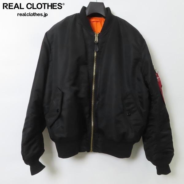 ☆ALPHA/アルファ MA-1 リバーシブル フライトジャケット/ミリタリージャケット /L /080