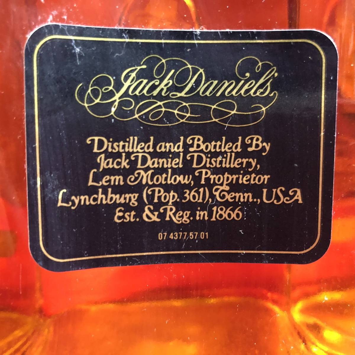 未開栓 ウイスキー テネシー ジャックダニエル JACK DANIEL'S