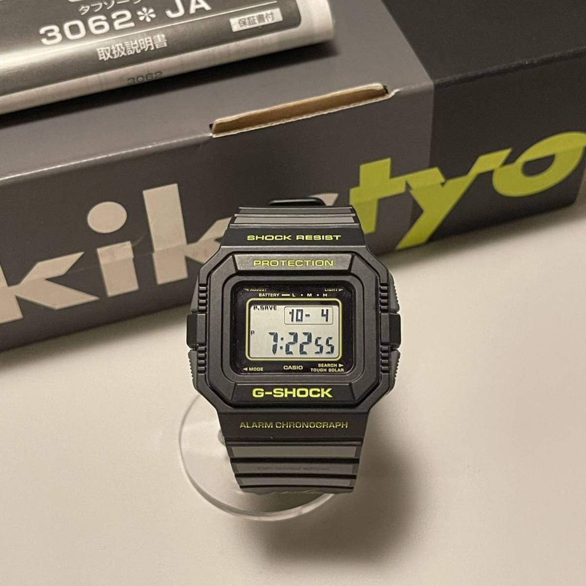 CASIO カシオG-SHOCK G-5500 KIKS TYO 25周年記念限定モデル 世界1000本限定 中古品 箱 取説付き タフソーラー 3062