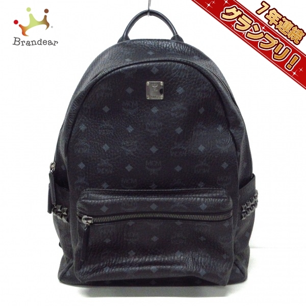 エムシーエム MCM リュックサック MMK6SVE37CO001 スタークヴィセトスバックパック41 合皮×レザー 黒 スタッズ バッグ