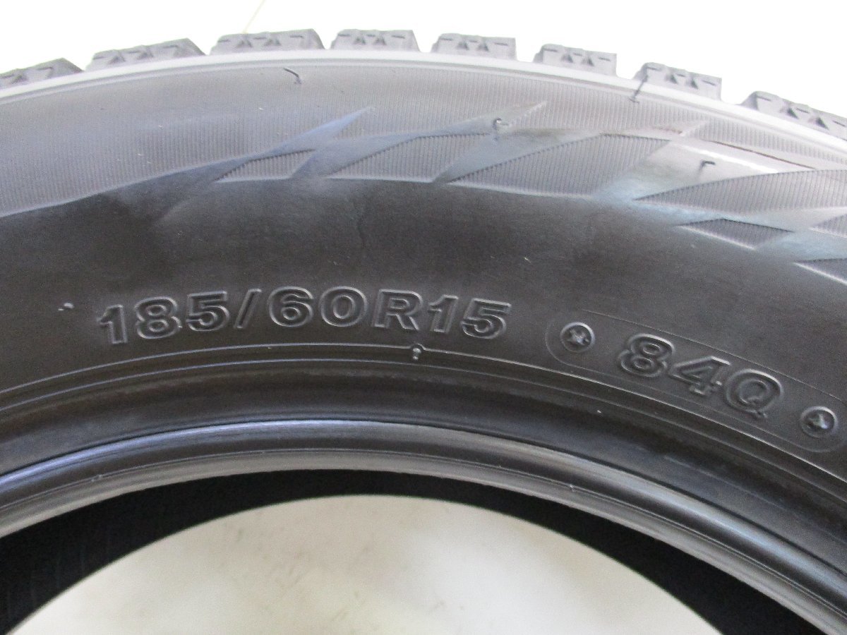 ■中古タイヤ■　185/60R15 84Q BRIDGESTONE BLIZZAK VRX2 フィット アクア スイフト等 冬タイヤ スタッドレス 激安　送料無料　B52 ブリヂストン 84Q 185&frasl;60R15 PARTNER 0 お得，正規品