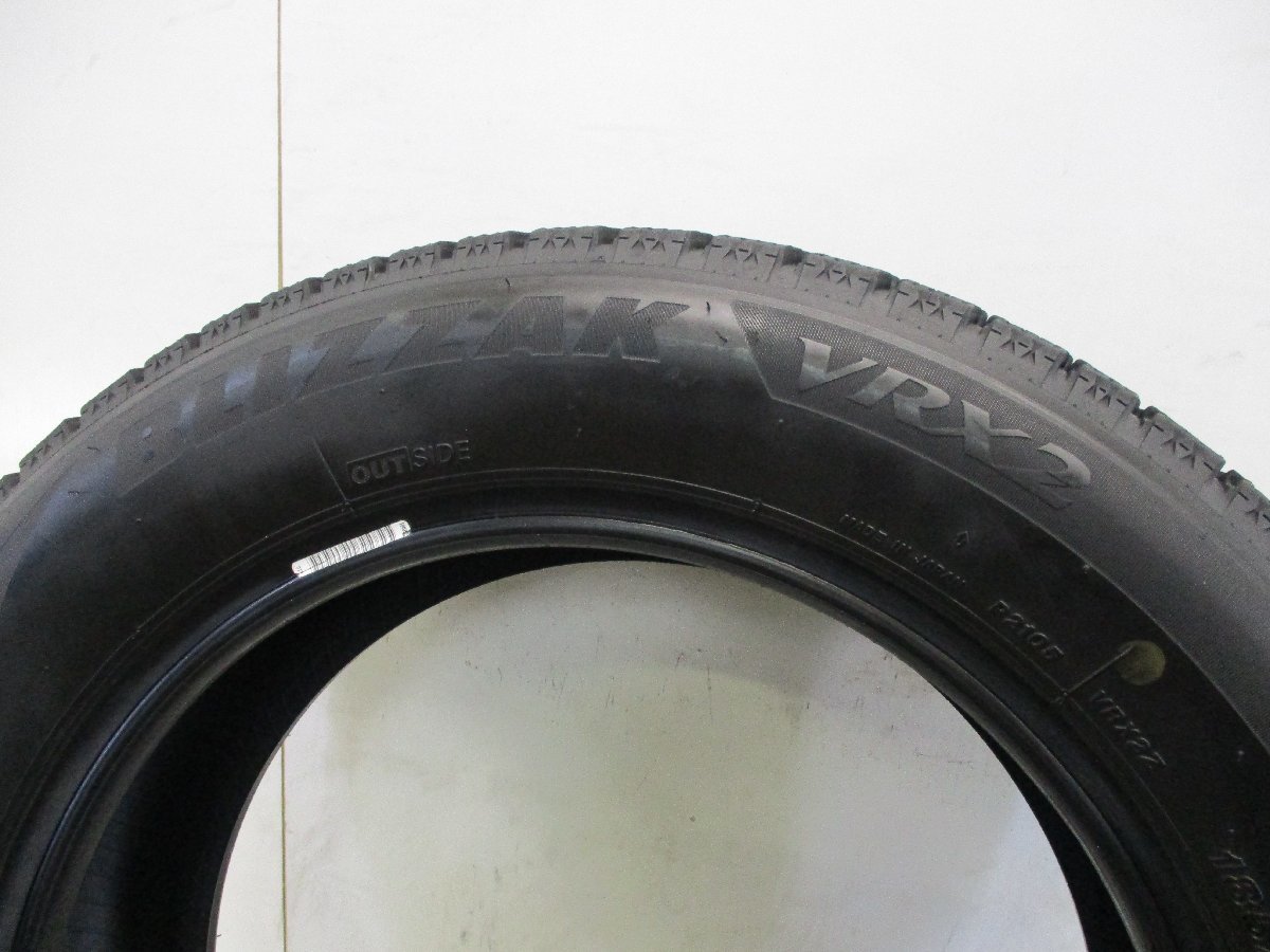 ■中古タイヤ■　185/60R15 84Q BRIDGESTONE BLIZZAK VRX2 フィット アクア スイフト等 冬タイヤ スタッドレス 激安　送料無料　B52 ブリヂストン 84Q 185&frasl;60R15 PARTNER 0 お得，正規品