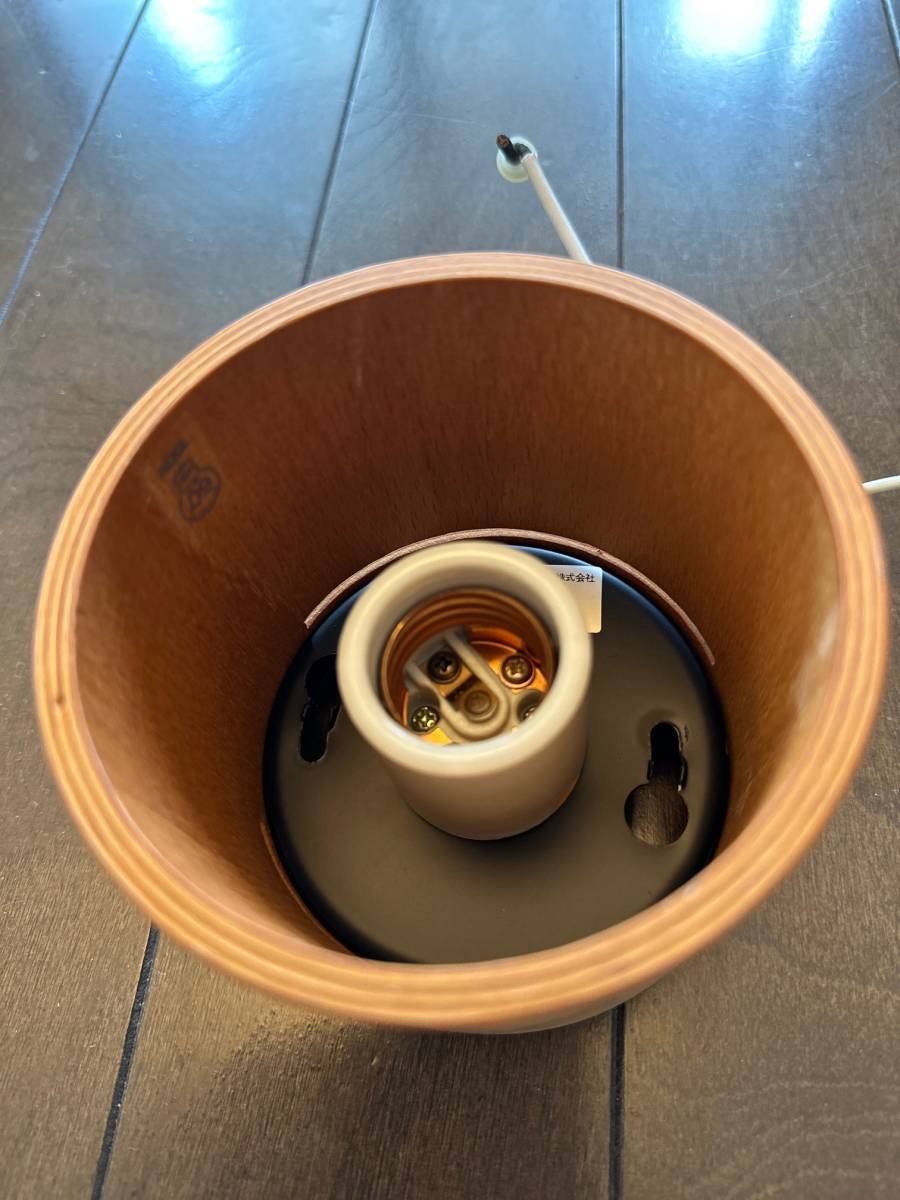 【ヴィンテージヤマギワ】DOMUS木製シーリングペンダント+シーリングランプ2個　セット売り　格安スタート！！_9