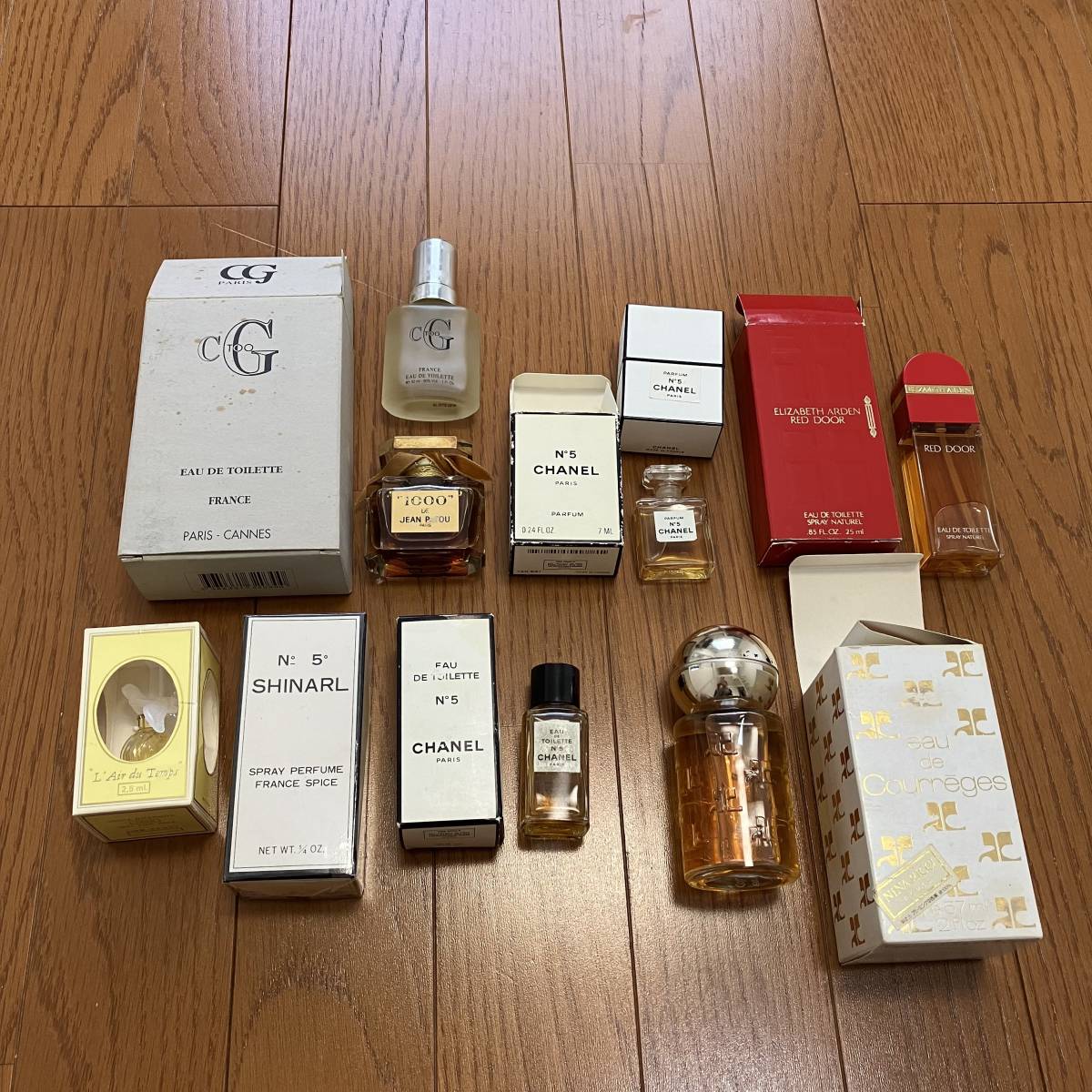 未使用含む　ブランド　香水　セット　CHANEL ニナリッチ JEAN PATOU CG TOO クレージュ　etc 8本セット