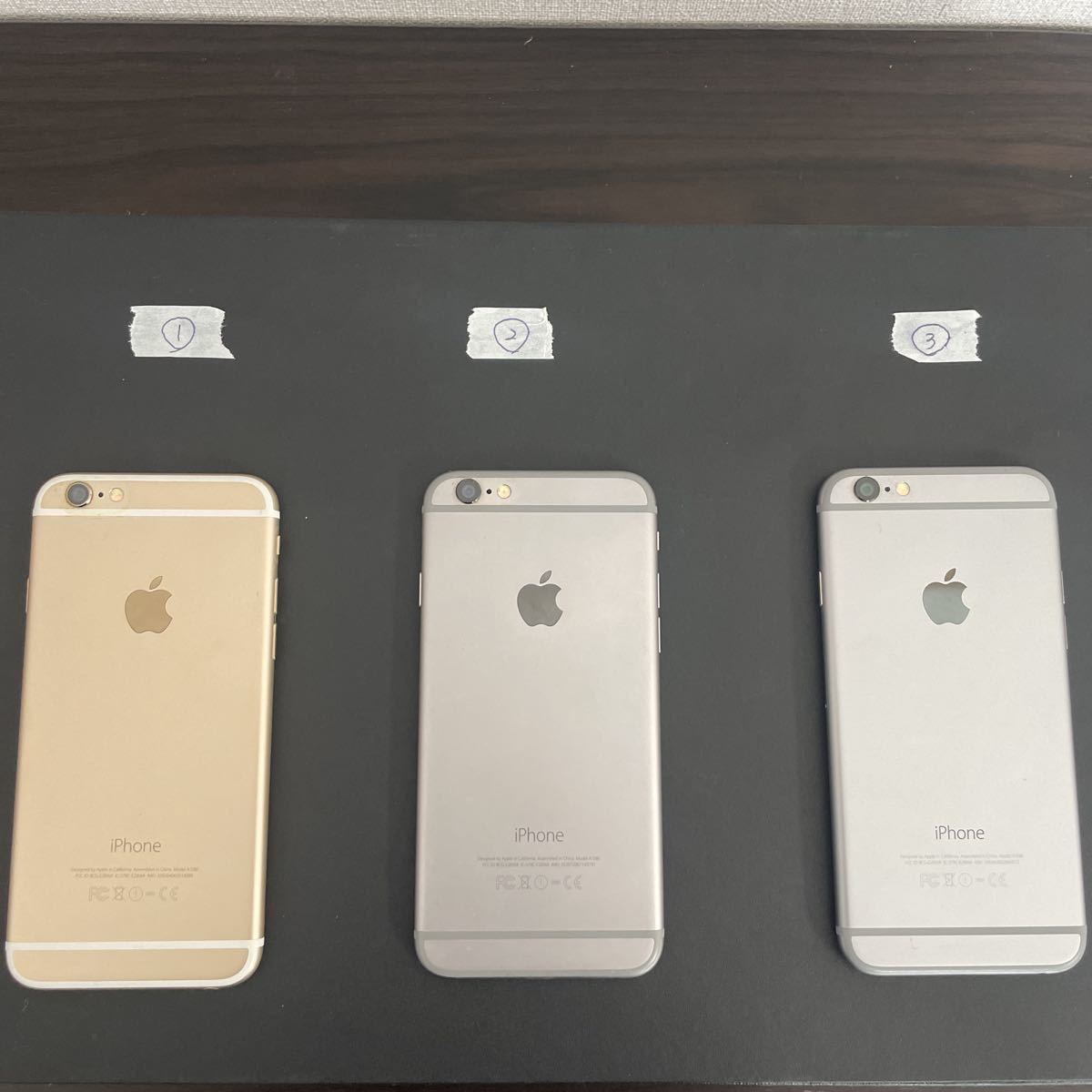 Apple iPhone6 ジャンク 3台セット アップル アイフォン アイフォーン