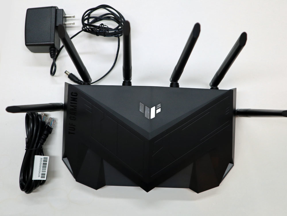 ASUS 無線LANルーター Wi-Fiルーター TUF-AX5400 箱付き 動作品