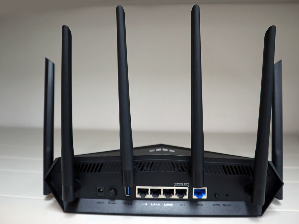 ASUS 無線LANルーター Wi-Fiルーター TUF-AX5400 箱付き 動作品