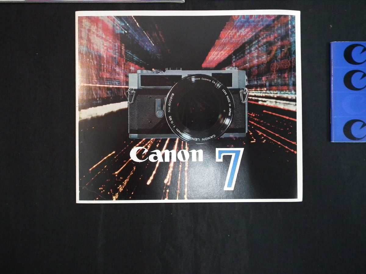 Canon/キャノン 昭和/平成初期/カタログ MODEL 7/flex RM/Lフレックス