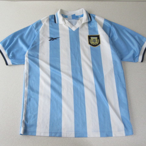 Reebok アルゼンチン代表 ユニフォーム イギリス製 2025年最新アルゼンチン ○良品 REEBOK リーボック◇サッカー