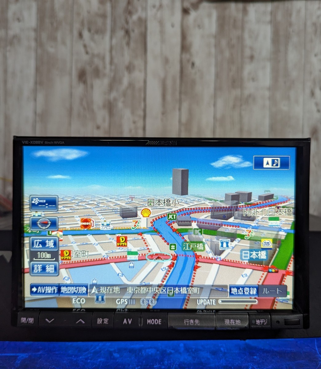 アルパイン BIG-X 8インチ HDDナビ 新品フィルム付 VIE-X088V スマホ 