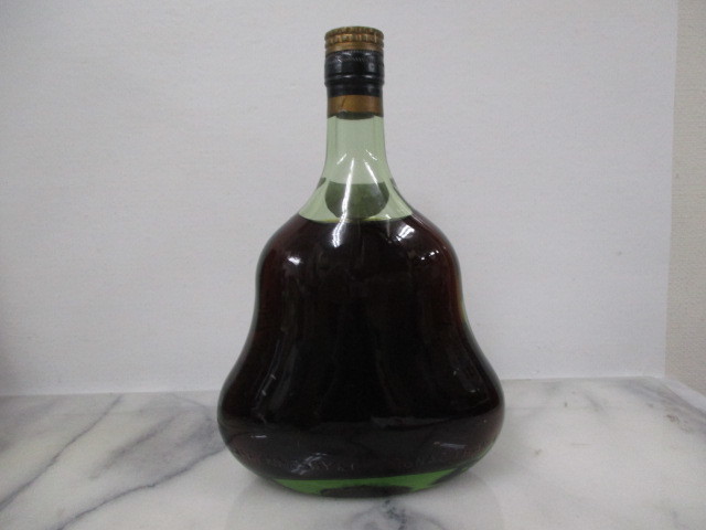 Hennessy　エクストラ　EXTRA　金キャップ　グリーンボトル　箱無し H319 古酒1円～ Hennessy EXTRA ヘネシー エクストラ 金キャップ