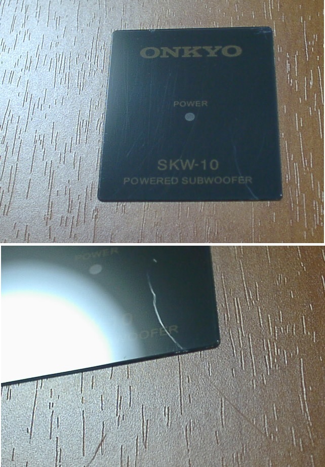 動作確認済み・2]ONKYO サブウーファー SKW-10（1個） 【公式通販】
