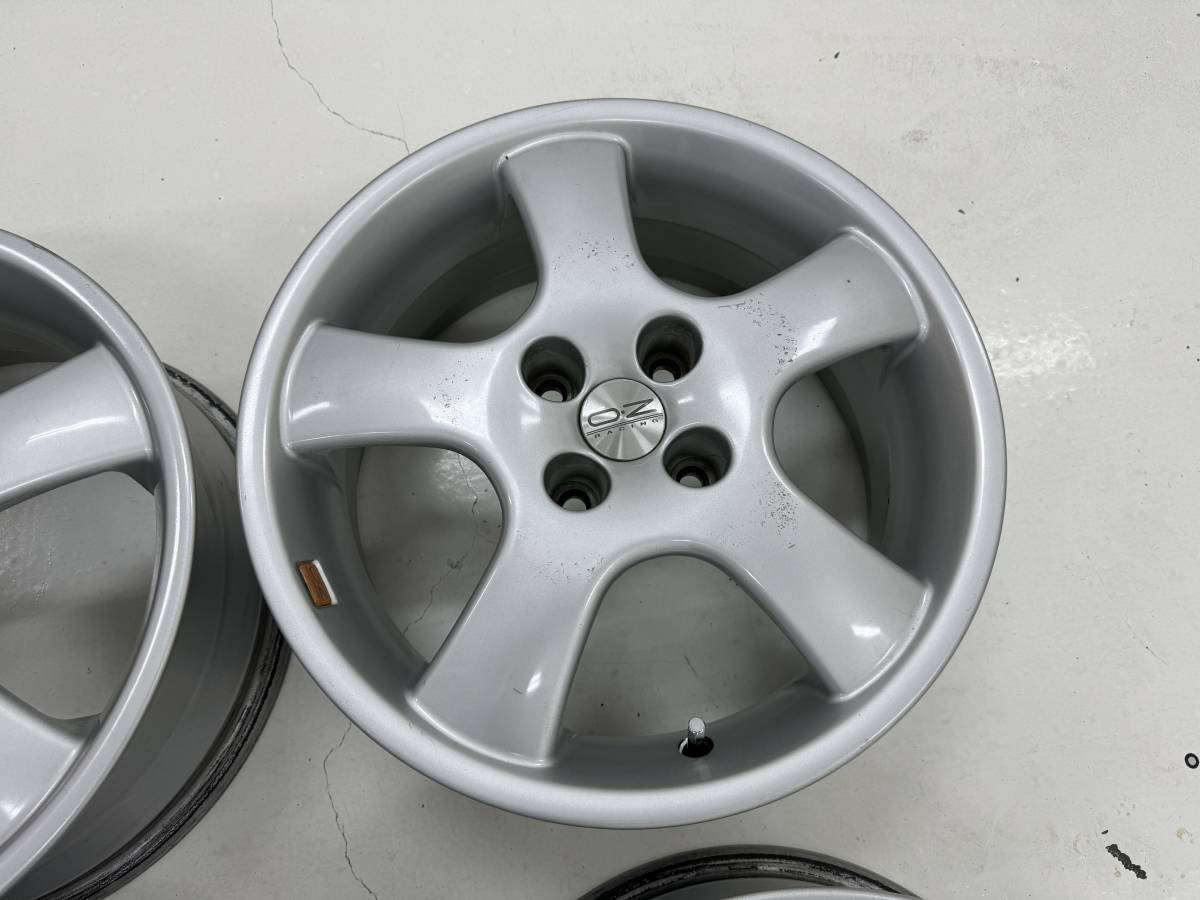 OZ ポラリス 17インチ 114.3 4H 7J＋40 4本セット シルバー OZracing 