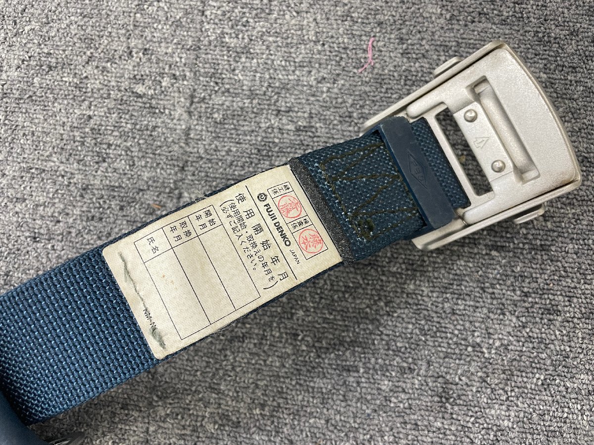 | 藤井電工 ツヨロン ロープ式 1丁掛け 安全帯の通販なら専門店まもる君 【中古/現状/未確認】藤井電工 ツヨロン 安全帯 1本つり・U字つり兼用/墜落制止用器具 DAIKEI HOOK FS-90