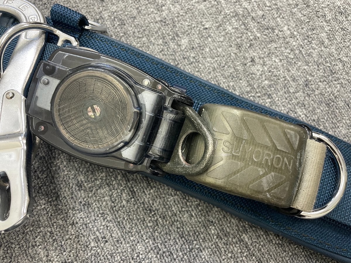 | 藤井電工 ツヨロン ロープ式 1丁掛け 安全帯の通販なら専門店まもる君 【中古/現状/未確認】藤井電工 ツヨロン 安全帯 1本つり・U字つり兼用/墜落制止用器具 DAIKEI HOOK FS-90
