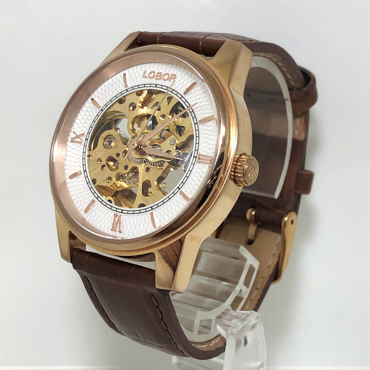 時計(サ60)『WH-10309』☆LOBOR ロバー☆LB3507-SM☆ラウンド 両面 