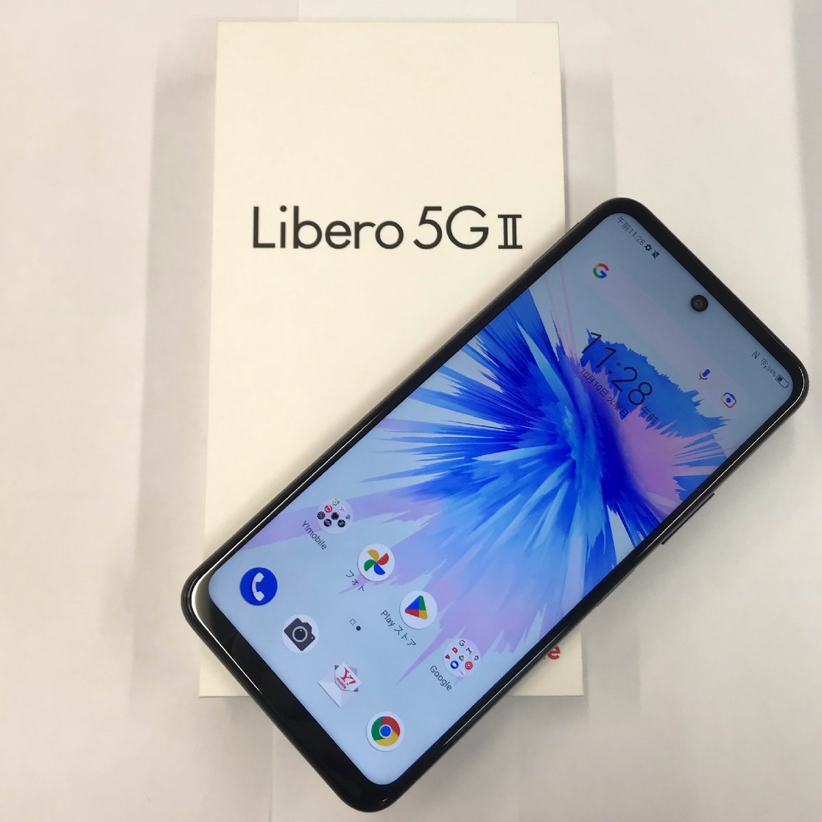 Libero SIMフリー 5G ZTE Flip Y!mobile ホワイト 128GB 中古ZTE 