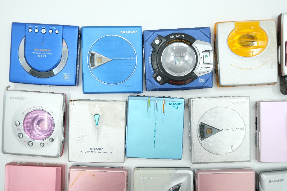 SHARP MD - Sharp Player ポータブルMDプレーヤー MD-ST521 MD