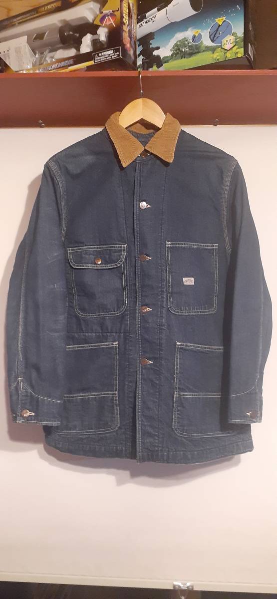 廃盤ビンテージBigJohnデニムブランケットチンストラップカバーオールLEEHEADLIGHTヘラクレス東洋マッコイズレプリカLevi's66501XX好きに