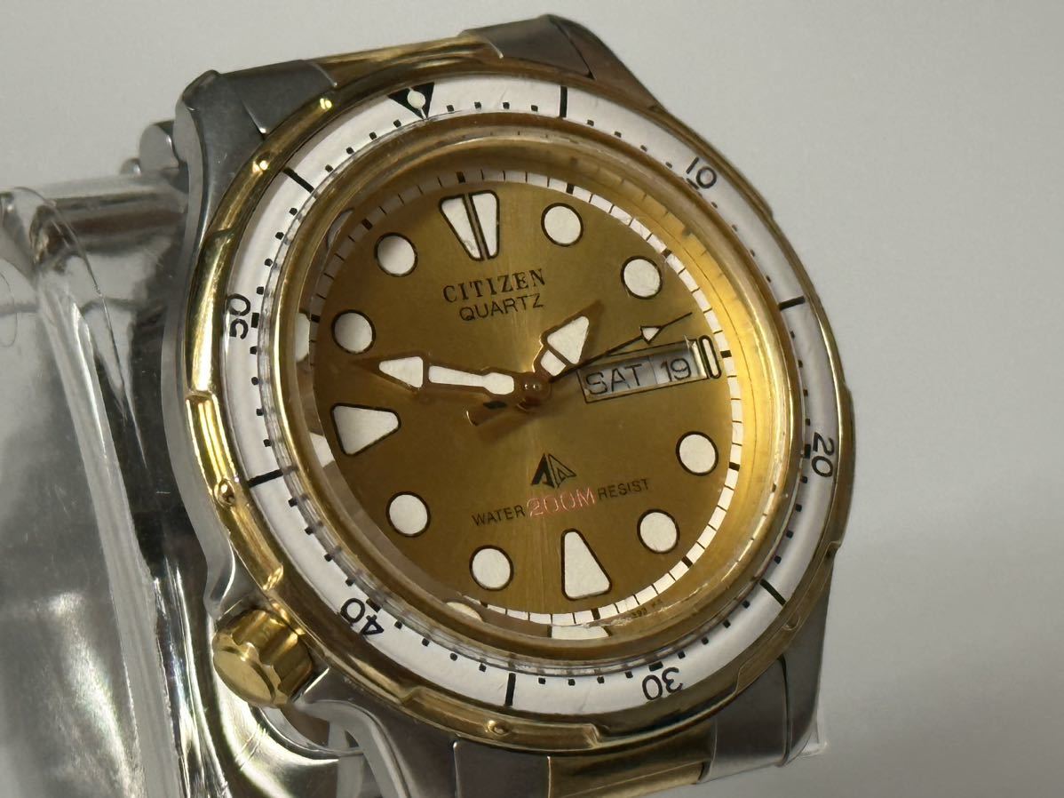 1円〜☆メンズ腕時計 CITIZEN シチズン QUARTZ クォーツ 2854-269373