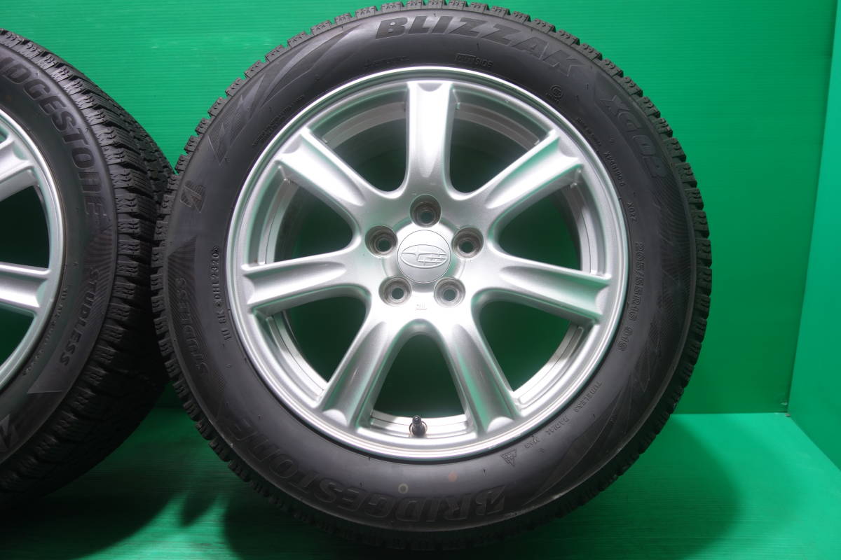 K2404-20 送料無料 205/55R16 スタッドレス 4本セット ブリヂストン