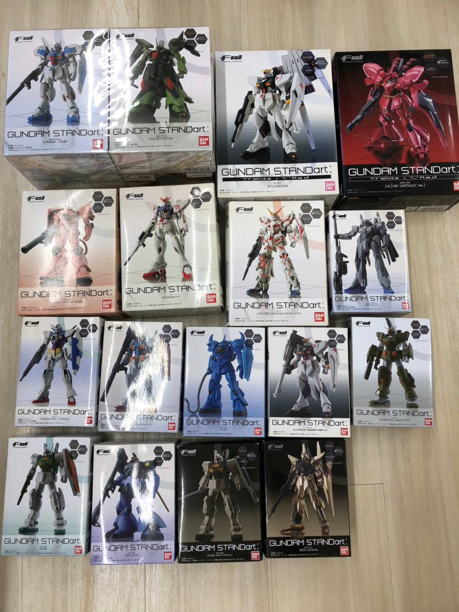 未開封品 GUNDAM STANDart: 食玩 20点まとめてセット ガンダム フィギュア