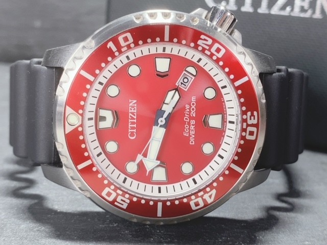 新品 シチズン プロマスター CITIZEN PROMASTER エコドライブ ダイバーズウォッチ ソーラー 腕時計 MARINEシリーズ BN0156-13Z